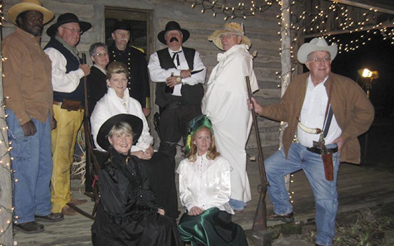 Jack County “ghosts” gather at a previous Night at the Museum with the Ghosts of Jack County. The dinner and driving tour will be Oct. 15. 