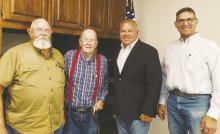 Jack County Judge Kewith Umphress, second from right, was named to the NORTEX Regional Planning Commission at its September meeting. Other board members are Billy Don Clark, Randy Jackson and Rodger Brannen. Courtesy photo