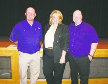 (L-R) Bart Gavit, LeAnn Johnson and Travis Jonas are running for Jacksboro ISD School Board Places 1 and 2. Gavit and Jonas are vying for Jonas’ Place 1 seat while Johnson is running unopposed in Place 2 for Ken Swan’s vacated seat. Photo/Brian Smith