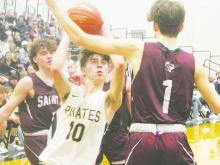 Perrin Pirates junior guard Jack McCormick was named a Class A First Team All-State selection by the Texas High School Boys Coaches Association last week. File photo