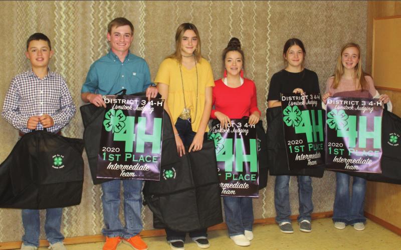 Bryson 4-H do well at livestock judging competition