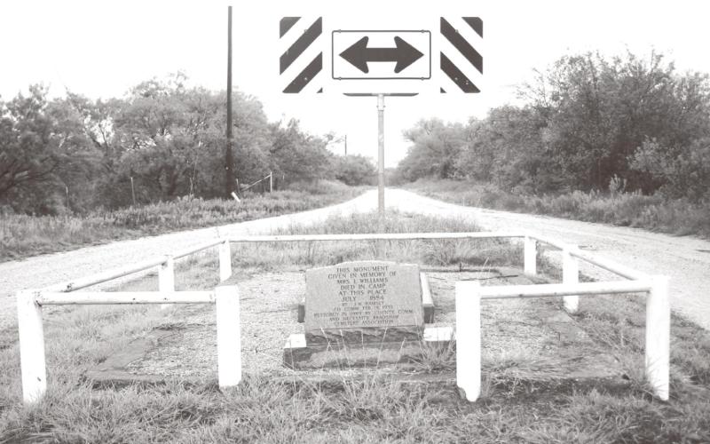 ‘Grave in the middle of the road’ clarified