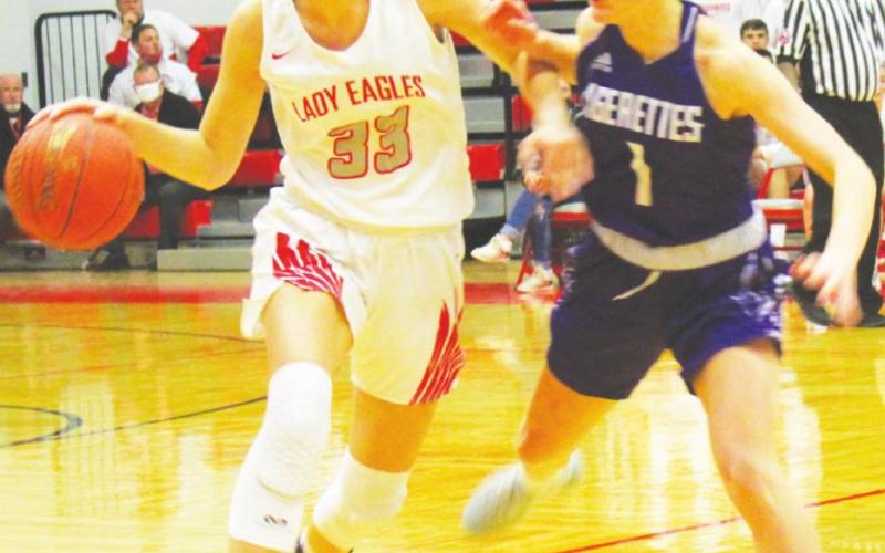 Jacksboro girls get no Holliday on the road