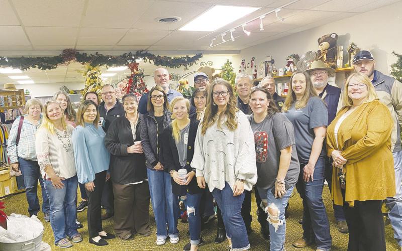 Jacksboro Chamber of Commerce held its monthly Coffee with the Chamber event Thursday, Dec. 8 at The Gallery. The events are held the second Thursday of the month from 8-9 a.m. Photo/Brian Smith