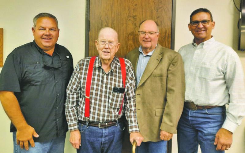 Jack County Judge Keith Umphress, left, is pictured with the rest of the North Texas Planning Council of Governments board. Umphress was selected as the new Chair of the organization recently. Courtesy photo