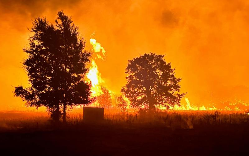Jack County commissioners issued a burn ban Monday, Oct. 27, effective for the next 90 days. Archive photo