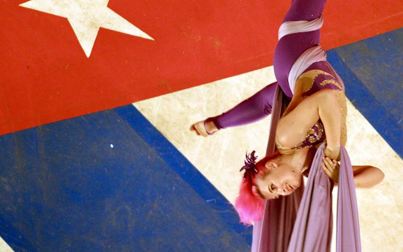 Aerialists perform at a Culpepper and Merriweather Circus show in 2021. The circus comes to Jacksboro with fun for any age on Monday, March 23. Archive Photo