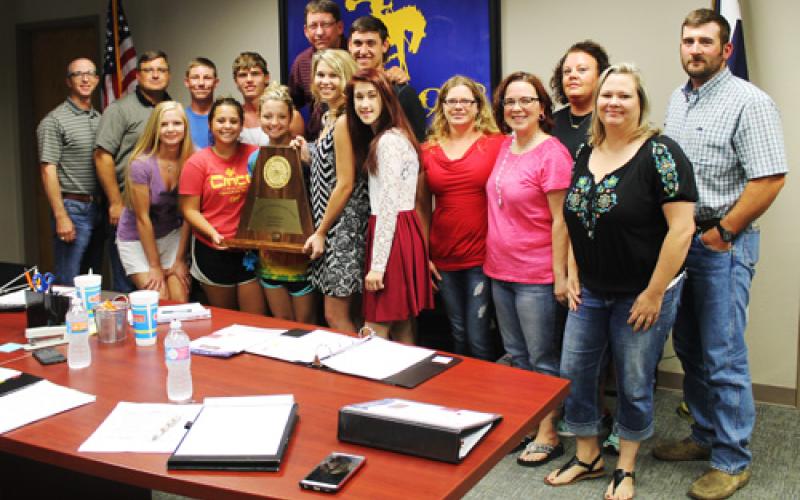 The Bryson ISD Board of Trustees recognized the One Act Play students at its meeting this week.