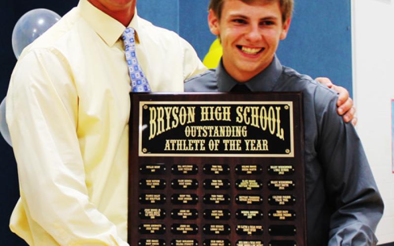 Trey Foy was selected as the Outstanding Male Athlete of the Year by Bryson coaches.