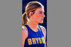 Jossy Whitfill of the Bryson Cowgirls is competing in the Class 1A State Track and Field Meet this weekend in Austin in the high jump. Contributed photo