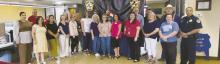 Jacksboro Chamber of Commerce hosted its monthly Coffee with the Chamber event Thursday, Aug. 8 at the Jacksboro Police Department. Photo/Brian Smith
