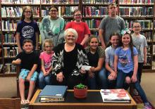 4-H donation to library