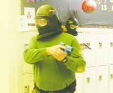 Officers from a number of law enforcement agencies took part in shooter training Jan. 5-6 at Jacksboro Elementary School. Different scenarios were led by ALERRT trainers to help officers. Photo/Brian Smith