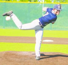 Pirate junior pitcher Aidan Gill was named District 10-A pitcher of the year. Gill and his Perrin teammates made it to the regional quarterfinal round in baseball before losing to Dodd City. File photo