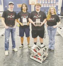 Bryson ISD won the Bryson Robotics Meet, held Saturday, Jan. 28. Teams from as far away as Burkburnett, Iowa Park, and Fort Worth took part in the day-long event. More information can be found in next week’s edition. Courtesy photo