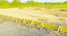 Work began on the Jack County Precinct 2 barn in mid-September. Commissioner Kenny Salazar says he expects to be in the facility sometime this winter. Contributed photo
