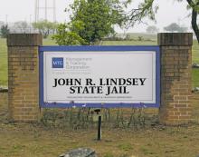 The entrance to John R. Lindsey State Jail in Jacksboro where two Graham residents are establishing a Kairos Prison Ministry. The ministry should begin in November 2023 or May 2024. Photo/Brian Smith