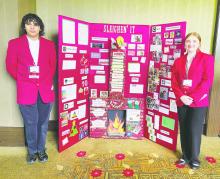 Eli Winters, left, and Abby Zielinski will attend the FCCLA National Leadership Conference later this month in Seattle. The pair finished second at the state convention earlier this spring. Courtesy photo