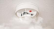 Red Cross installing smoke alarms