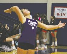 Jacksboro’s volleyball teams traveled to Graham for a scrimmage Friday, Aug. 9. Photos/TC Gordon/The Graham Leader