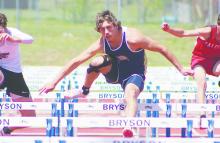 Perrin senior Cameron Tune qualified for state with a second place finish in the 300-meter hurdles. Tune, the girls 1,600-meter relay team and Bryson’s Jaydah McComack all qualified for the UIL State Track and Field Meet, scheduled for Saturday, May 3 in Austin. Archive photo