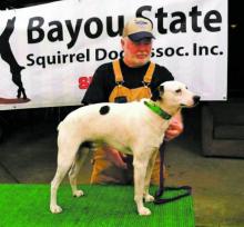 Donny Lynch with one of his prize winning squirrel dogs. Courtesy photo