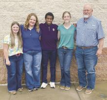 After 29 years in teaching, Jacksboro High School ag teacher Kevin Thomas, far right, retired last week. He spent 21 years in Jacksboro where he graduated in 1992. Archive photo