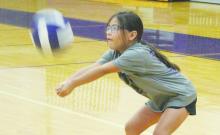 Approximately 50 athletes took part in the Jacksboro Tigerette Volleyball and Basketball Skills Camp held in 2024. Perrin will be hosting its own volleyball camp at the end of the month. Photo/Brian Smith