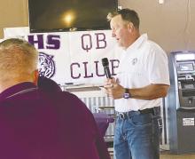 Hubble speaks to QB Club
