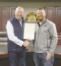 Perrin FFA teacher receives Senatorial Resolution