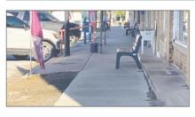 Jacksboro officials will be working on sidewalks, like this one on N. Archer Street, with city funding, following the city’s decision to reject state grant funding. Photo/Brian Smith
