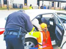 Jacksboro Police Department worked with a number of other agencies including Faith Community Hospital, Texas Health and Human Services and TxDOT to put on a car seat event March 9. The importance of proper car seat installation was discussed and car seats were placed in vehicles. Courtesy photo