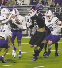 The Tigers are picked by Dave Campbell’s Texas Football to win District 6-3A Division II behind the running of senior running back Luke Sams (6). Archive photo