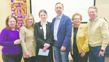 Jacksboro High School senior Allie Robinson, daughter of Greg and Cherlyn Robinson, competed in the District Lions Club Diabetes Awareness Essay contest and the Outstanding Youth contest. Allie won the local Jacksboro Lions Club contest, which allowed her to represent Jacksboro in the Lions Club District 2-E1 competition in late January. She won both categories she entered, winning scholarship funds and the opportunity to compete in the state competition in the spring. Contributed photo