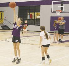 Volleyball, basketball camps held last week