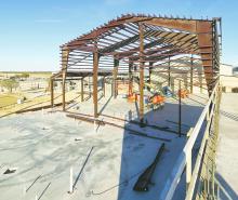 Part of the 2023 bond construction included a new career and technology education building located near the present agriculture building at Jacksboro High School. The district is trying to expand its CTE program to include more dual credit courses. Contributed photo