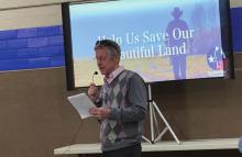 Group speaks out against wind farms locally