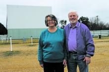 Locals Therrol and Becky DuBois are currently seeking buyers for the Graham Drive In theater. The couple has owned the landmark since 2019. Photo/Thomas Wallner