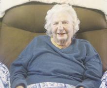 Eva Hamman, the family matriarch and who has assisted in running the Hamman Ranch since 1948, will turn 95 this Friday, Oct. 25. Photo/Brian Smith
