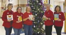 Members of the Jack County Retired Teachers Association made a donation of books for Jacksboro Elementary School children. Contributed photo