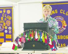 Jack County Museum board member Harva Kuykendall gives an update on the updates being done at the museum main campus and annex. The museum hopes to reopen in 2023. Photo/Brian Smith