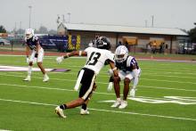 Garrison Johnson lined up at cornerback for the Tigers. Head coach Casey Hubble said the defense has been a standout unit to start the season. JHG file photo
