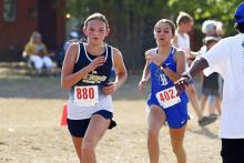 (KYLIE BAILEY | JACKSBORO HERALD-GAZETTE) The Perrin-Whitt CISD cross country teams competed Wednesday, Sept. 27 at the Brock Invitational. 