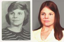 The 1976 Ephrata High School yearbook photo next to an age progression photo provided Texas DPS. Contributed photos