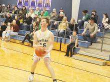 Gavin Sadler prepares to take a shot in the Cowboys’ 54-44 win over Newcastle. Photo/Brian Smith
