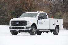 Texas Gas Service responds Saturday, Jan. 24 to reports of insufficient heating in homes in Jacksboro. A declaration of disaster was issued for Jack County as cold temperatures and accumulations of sleet and snow settled over the area. Photo/Ashley Anderson