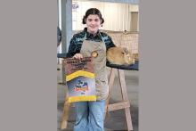 Jack County 4-H member Amberlie Hines wins Grand Champion Overall Rabbit and Junior Showman at the West Texas Fair and Rodeo held Saturday, Sept. 6 in Abilene. Amberlie has been showing rabbits since she was about four years old and continues to work hard each day to reach her goals. Contributed photo