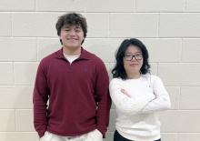 Jacksboro High School seniors Glyndon Rodriguez and Nicole Ouyang are named QuestBridge National College Match recipients, earning full, four-year scholarships to two of the nation’s most prestigious colleges and universities. Photo/Jacksboro ISD