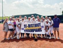 The Jacksboro Tigerettes at bi-distirct. The Tigerettes were pulled from the postseason after a UIL rules violation resulted in the forfeiture of four district games, dropping the team to fifth in district. Though the season came to an abrupt end, head coach John Bennett said nothing could take away from the team’s success. Contributed photo