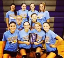 JMS 8 'A' volleyballers win the Kick It for Kasey tournament